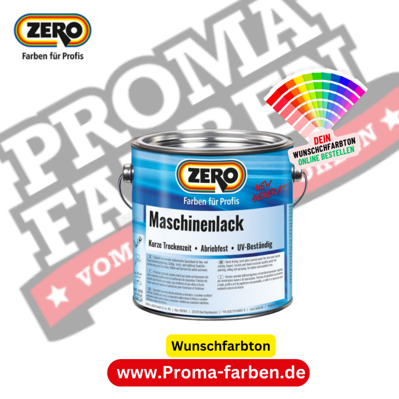Zero Maschinenlack (Wunschfarbton) Kaufen bei Proma farben