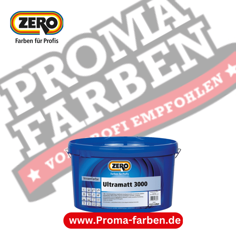 Zero Ultramatt 3000 12,5 Liter Kaufen bei Proma farben & lacke Hamburg