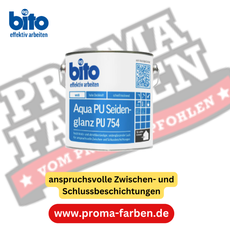 bito Aqua PU Seidenglanz Plus PU 754 online bestellen bei ProMa Farben