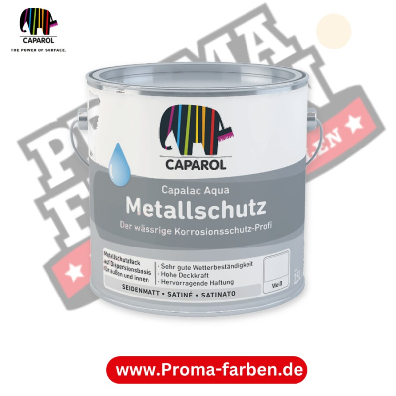 Caparol Capalac Aqua Metallschutz RAL 9001 kaufen Proma Farben Hamburg