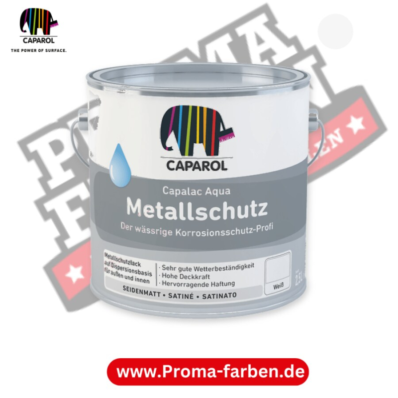 Caparol Capalac Aqua Metallschutz RAL 9016 kaufen Proma Farben Hamburg