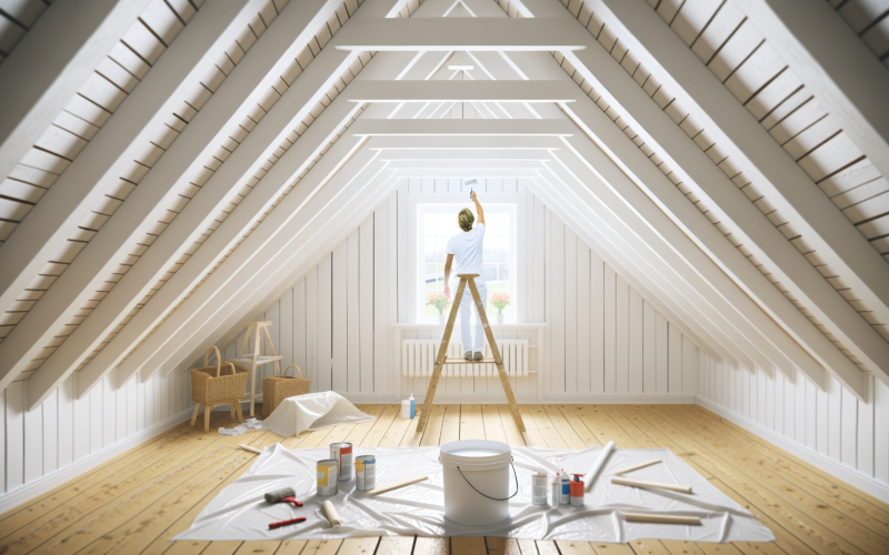 Dachboden streichen – ProMa Farben Hamburg