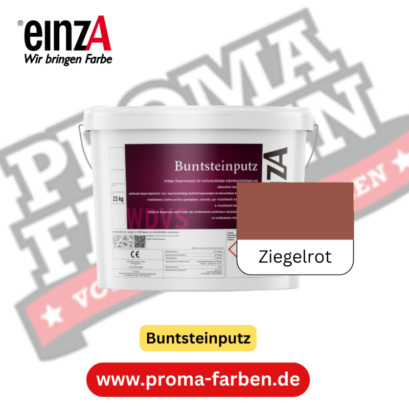 einzA Buntsteinputz Ziegelrot online bestellen bei ProMa Farben