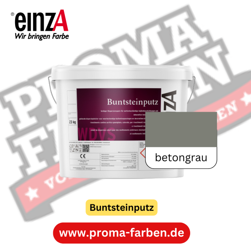 einzA Buntsteinputz betongrau online bestellen bei ProMa Farben