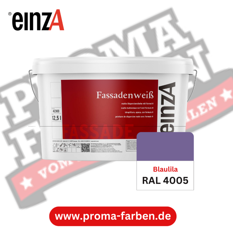einzA Fassadenfarbe RAL 4005 Blaulila online bestellen bei ProMa Farben