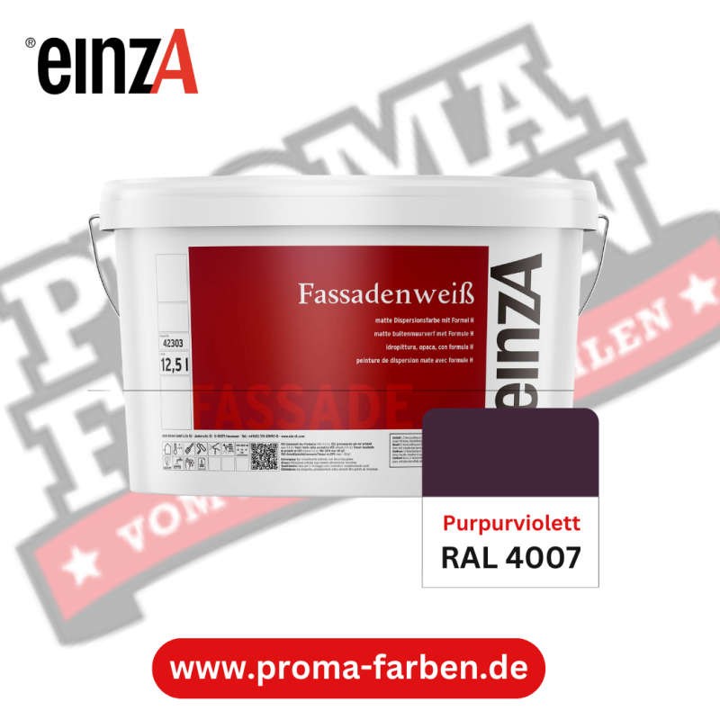 einzA Fassadenfarbe RAL 4007 Purpurviolett online bestellen bei ProMa Farben