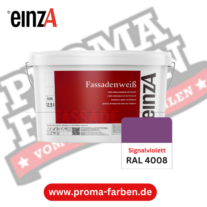 einzA Fassadenfarbe RAL 4008 Signalviolett online bestellen bei ProMa Farben