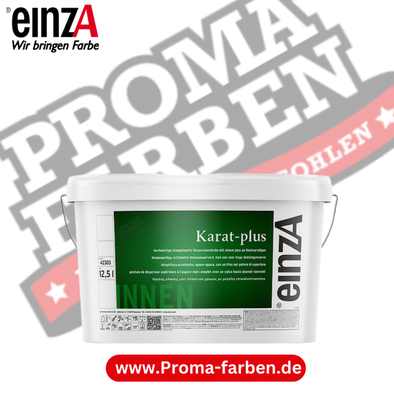 einzA Karat Plus Wandfarbe Weiß 12,5l Kaufen bei Proma farben
