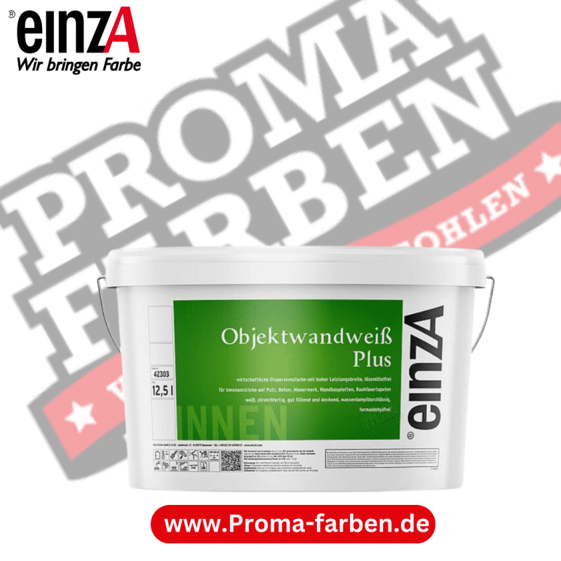 einzA Objektwandweiß Plus Wandfarbe Weiß 12,5l Kaufen bei Proma farben
