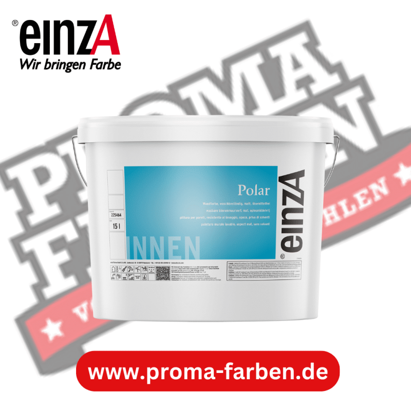 einzA Polar Wandfarbe weiß online bestellen bei ProMa Farben