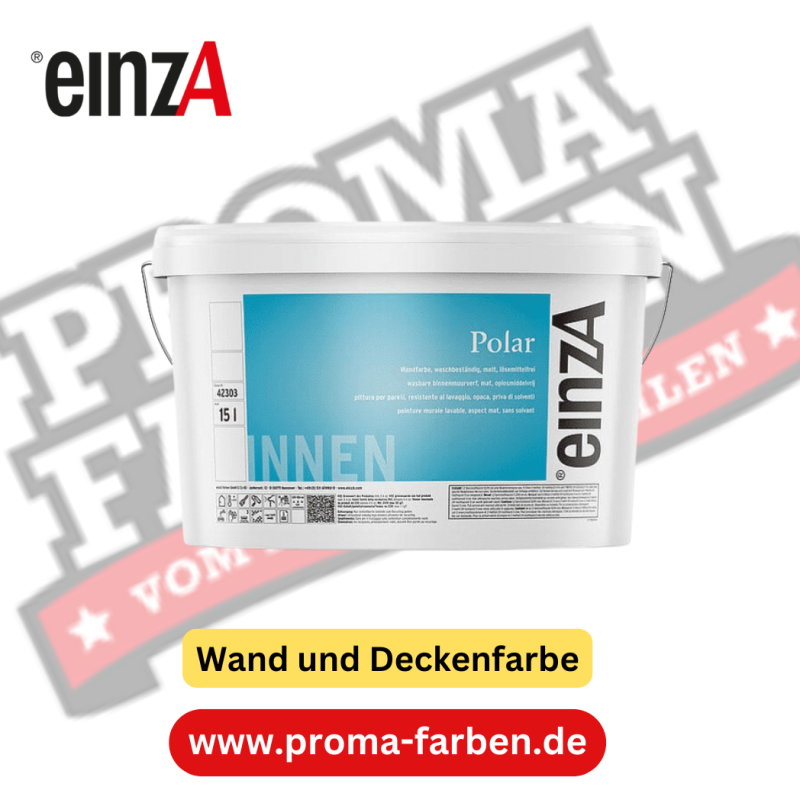 einzA Polarweiss Wand und Deckenfarbe 15l online bestellen bei ProMa Farben