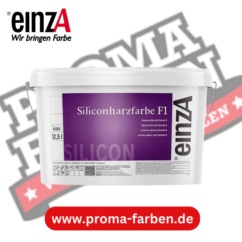 einzA Siliconharzfarbe F1 Alpenweiß 12,5 Liter online bestellen bei ProMa Farben