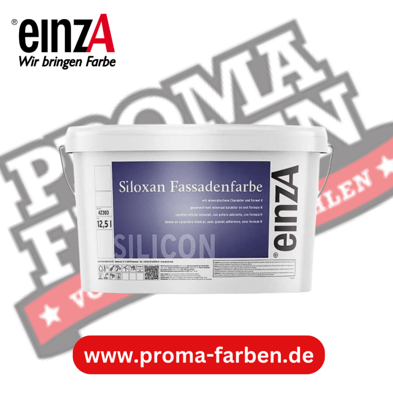 einzA Siloxan Fassadenfarbe 12,5L online bestellen bei ProMa Farben