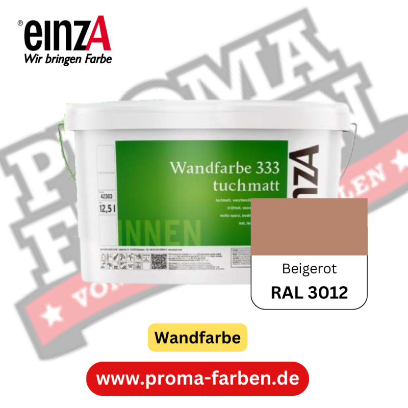 einzA Wandfarbe 333 RAL 3012 Beigerot online bestellen bei ProMa Farben