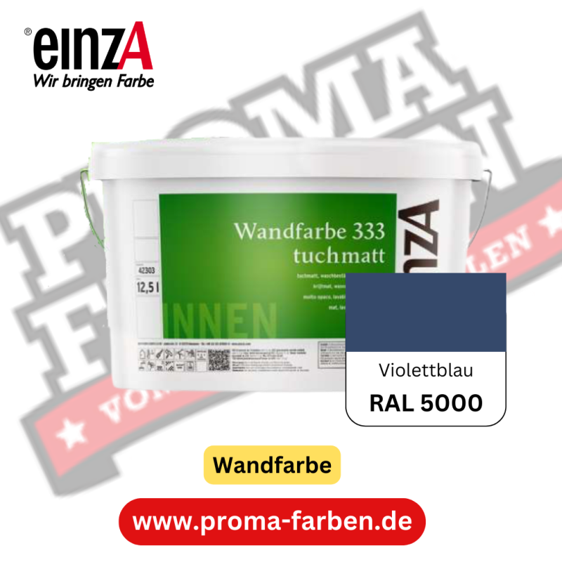 einzA Wandfarbe 333 RAL 5000 Violettblau online bestellen bei ProMa Farben