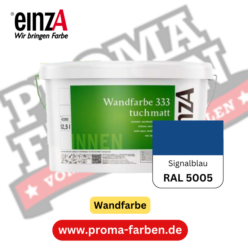 einzA Wandfarbe 333 RAL 5005 Signalblau online bestellen bei ProMa Farben