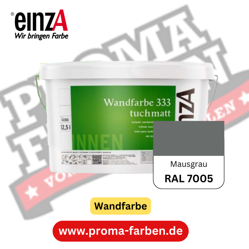 einzA Wandfarbe 333 RAL 7005 Mausgrau online bestellen bei ProMa Farben