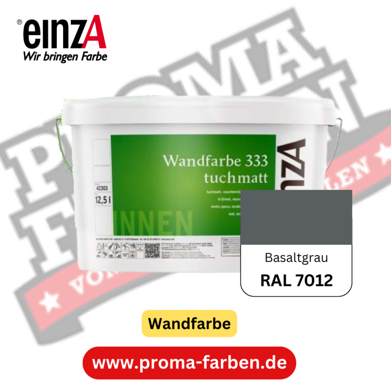 einzA Wandfarbe 333 RAL 7012 Basaltgrau online bestellen bei ProMa Farben