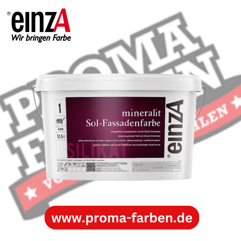 einzA mineralit Sol-Fassadenfarbe 12,5l online bestellen bei ProMa Farben