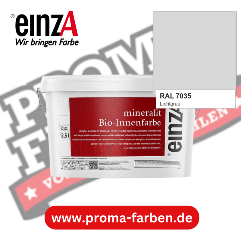 einzA mineralit Bio-Innenfarbe RAL 7035
