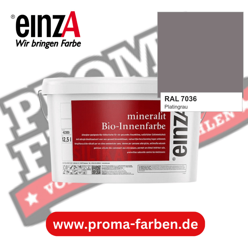 einzA mineralit Bio-Innenfarbe RAL 7036
