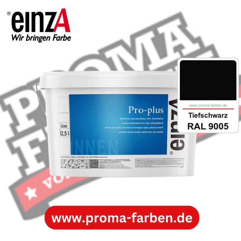einzA Pro-plus kaufen bei Proma Farben RAL 9005 Tiefschwarz