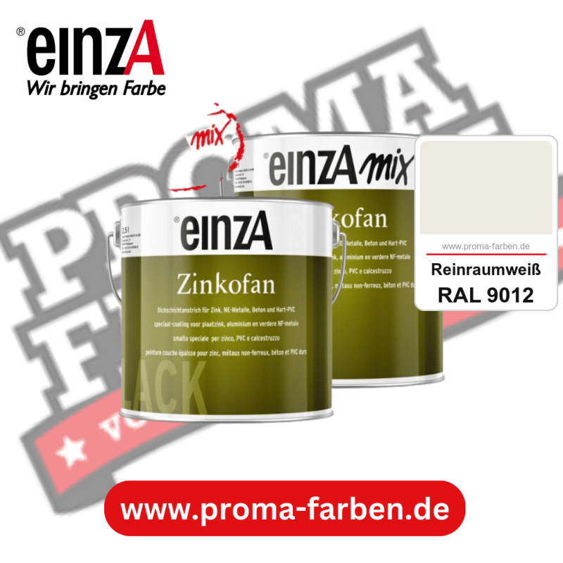 einzA Zinkofan kaufen bei Proma Farben RAL 9012 Reinraumweiß