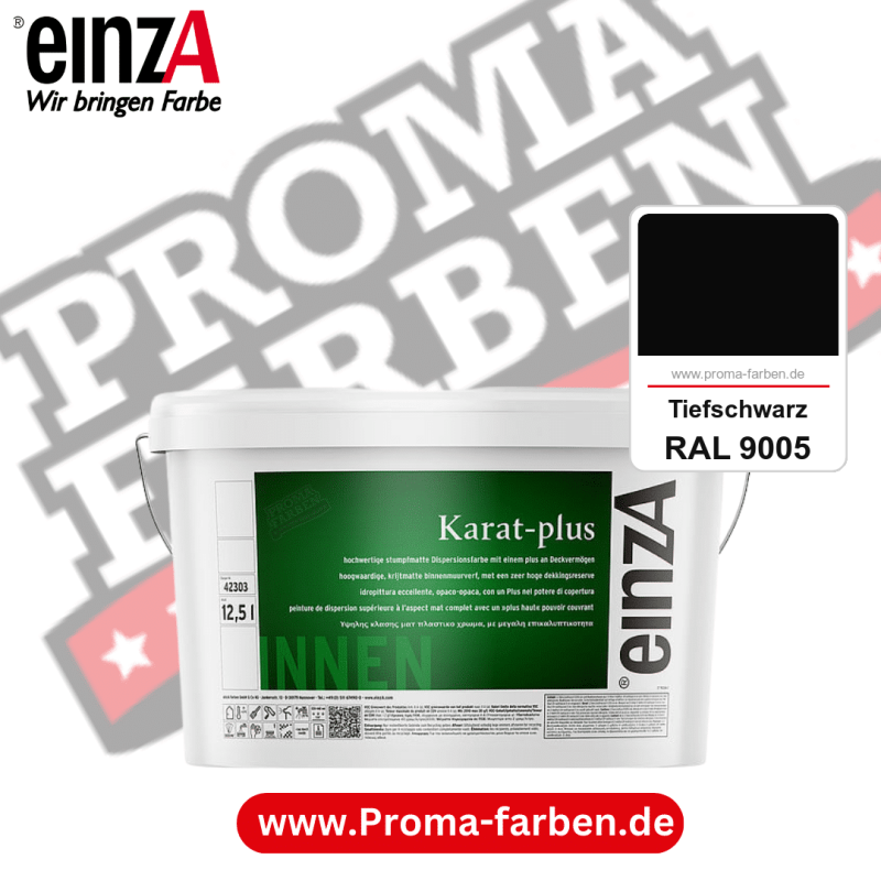 einzA Karat-plus kaufen bei Proma Farben RAL 9005 Tiefschwarz