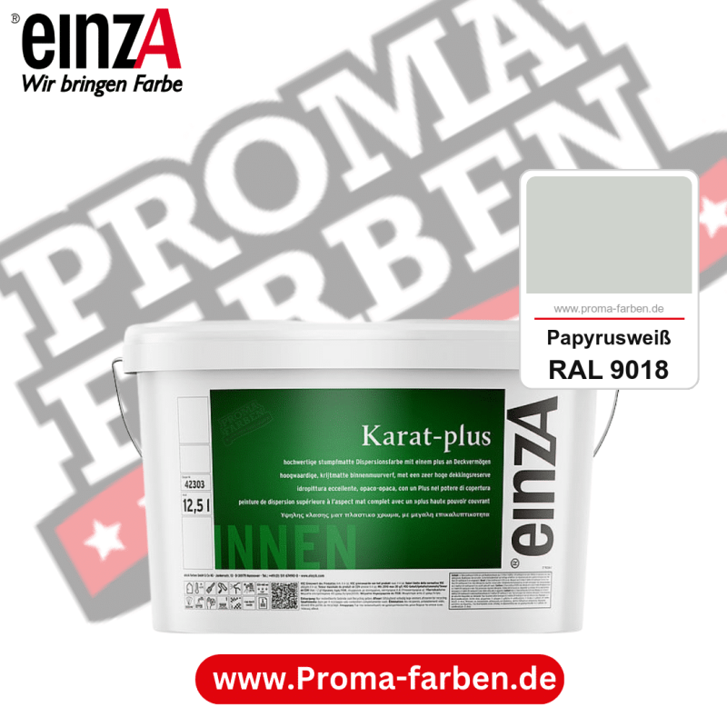 einzA Karat-plus kaufen bei Proma Farben RAL 9018 Papyrusweiß