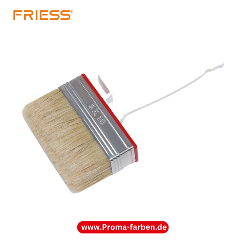 Friess Techno Flächenstreicher 3 x 10 cm, helle Chinaborste kaufen bei Proma Farben