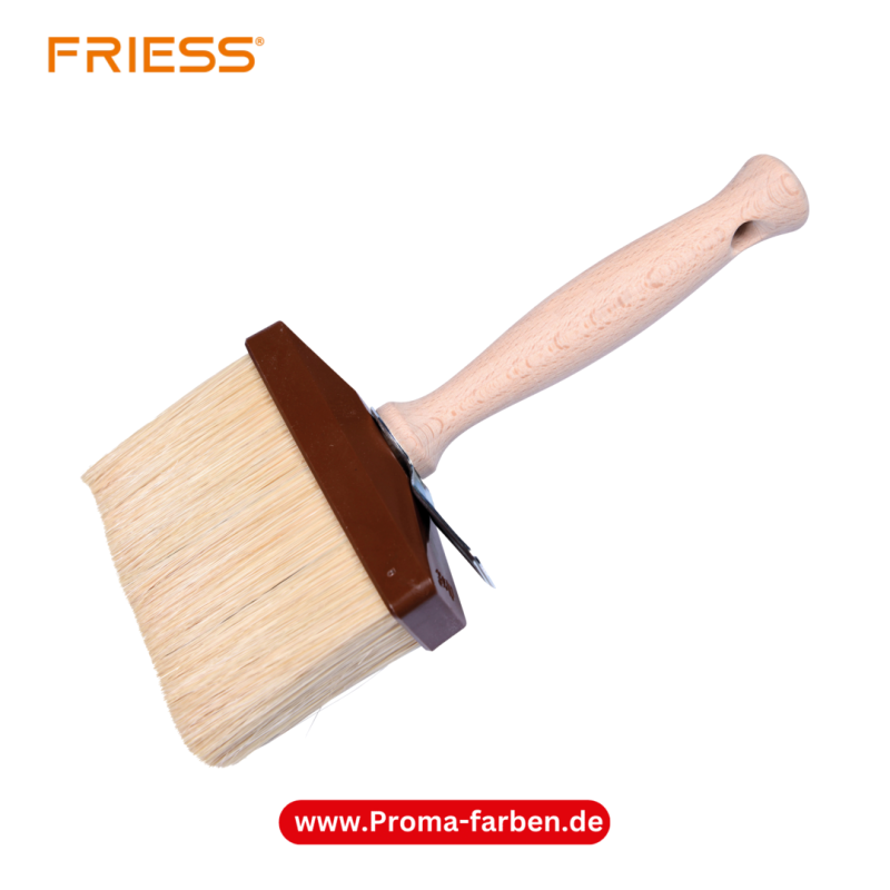 Friess Techno Flächenstreicher, metallfrei 3 x 12 cm, helle Chinaborste kaufen bei Proma Farben