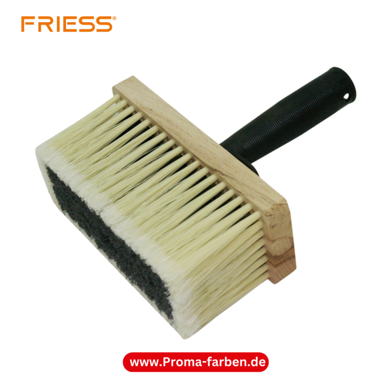 Friess Techno Deckenbürste Holzrücken 7 x 17 cm, Kunstborste kaufen bei Proma Farben