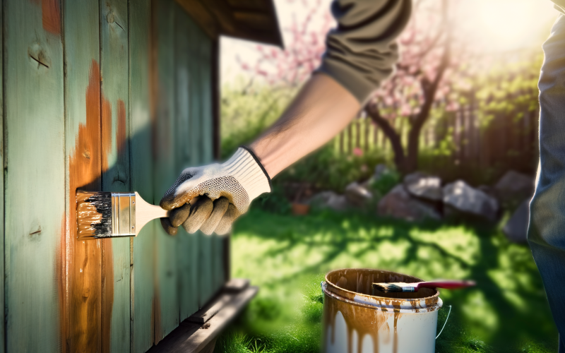 Gartenhaus streichen – ProMa Farben Hamburg