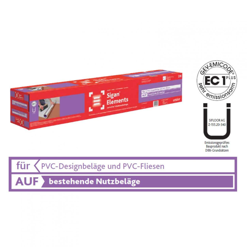 TROCKENKLEBER FÜR VINYLBODEN & LAMINAT PVC – Rolle: 75 cm x 25 m – UZIN SIGAN ELEMENTS TROCKENKLEBER FÜR VINYLBODEN & LAMINAT PVC - Rolle: 75 cm x 25 m - UZIN SIGAN ELEMENTS