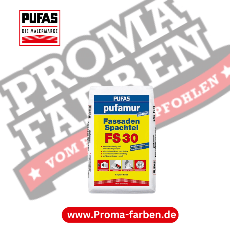 pufamur Fassaden-Spachtel FS30 Kaufen bei Proma farben
