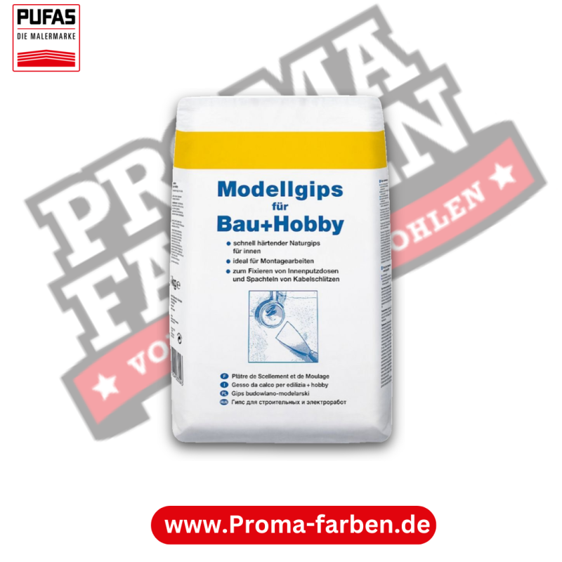 Pufas Modellgips f\u00fcr Bau Hobby kaufen bei Proma Farben