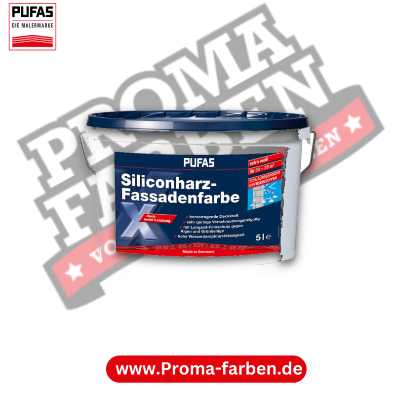 Pufas Siliconharz-Fassadenfarbe kaufen bei Proma Farben
