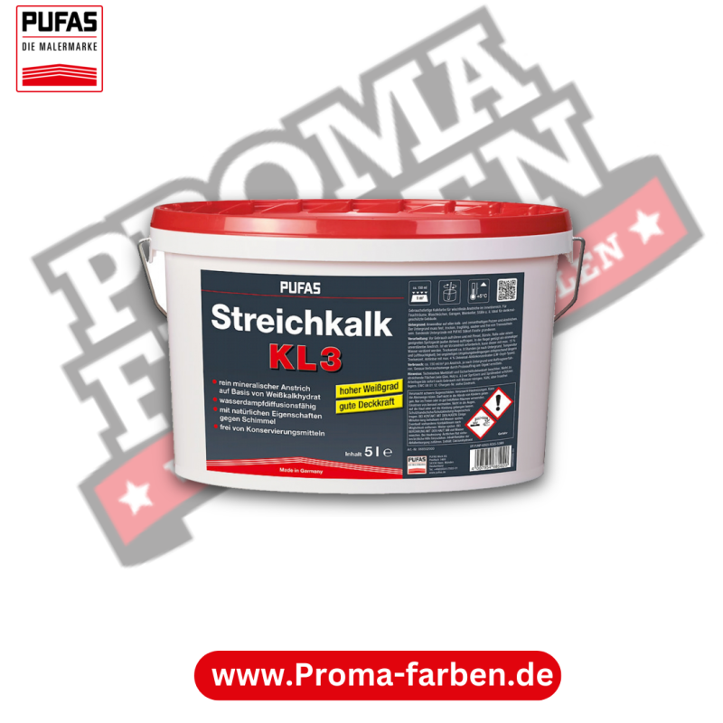 Pufas Streichkalk KL3 kaufen bei Proma Farben