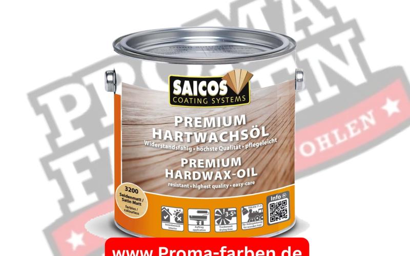 Saicos Hartwachsöl-Set 3200 seidenmatt kaufen bei ProMa Farben