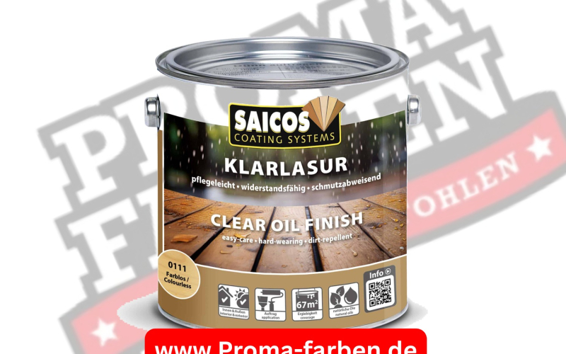 Saicos Klarlasur farblos (0111) kaufen bei ProMa Farben