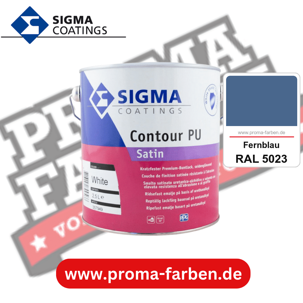 SIGMA Contour PU Matt kaufen bei Proma Farben RAL 5023 Fernblau