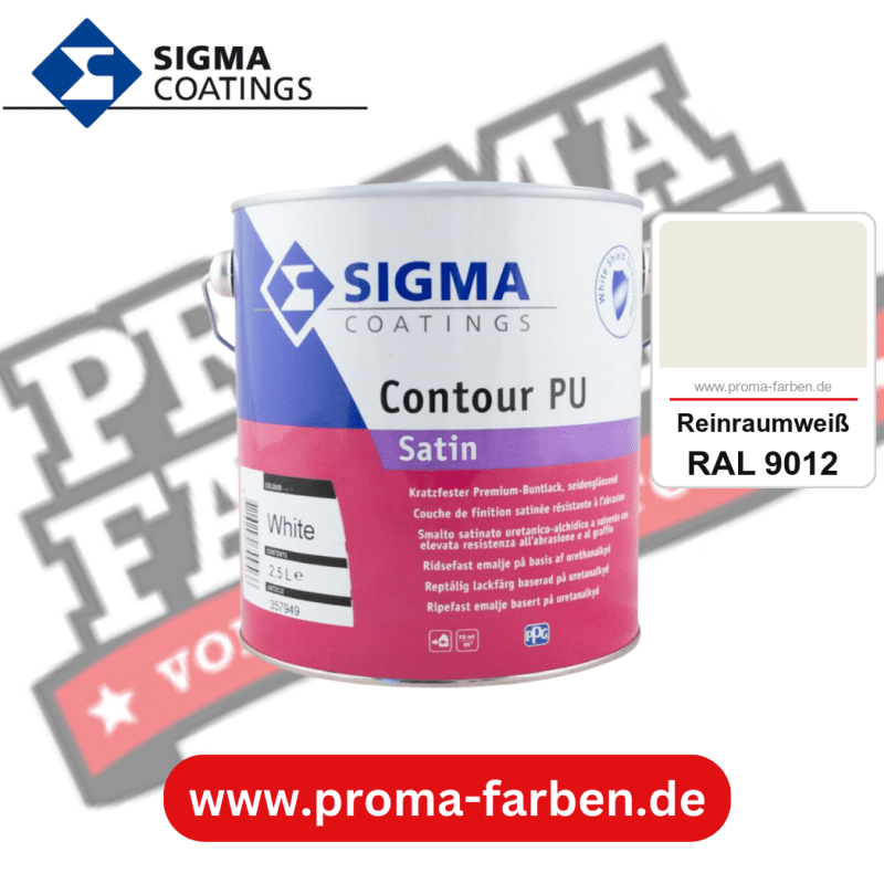 SIGMA Contour PU Matt kaufen bei Proma Farben RAL 9012 Reinraumweiß