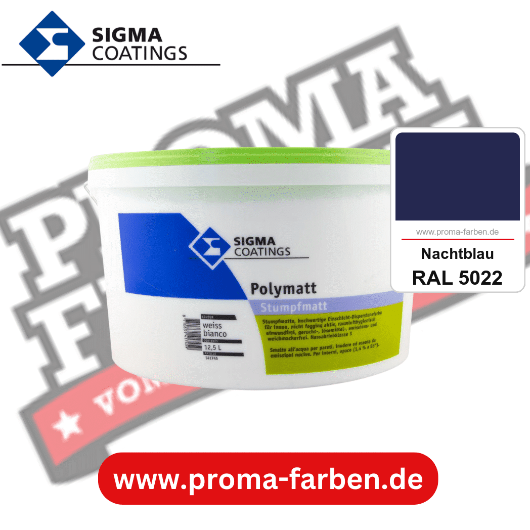 SIGMA Dekomatt Pro kaufen bei Proma Farben RAL 5022 Nachtblau