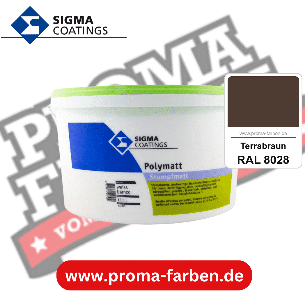 SIGMA Dekomatt Pro kaufen bei Proma Farben RAL 8028 Terrabraun