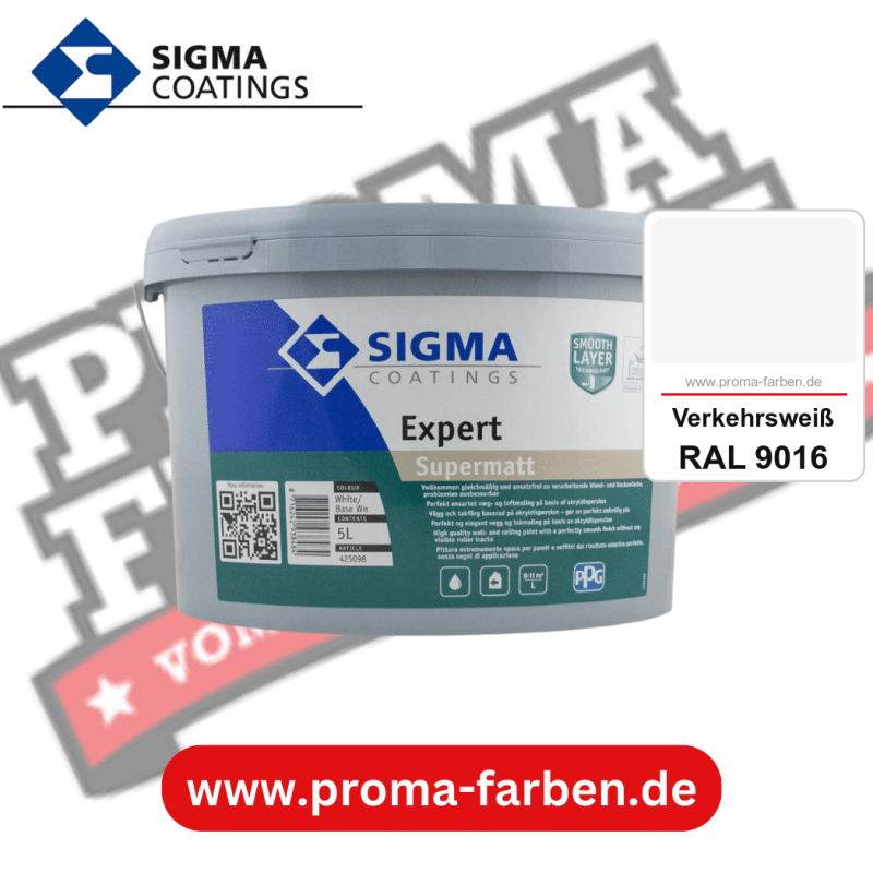 SIGMA Expert kaufen bei Proma Farben RAL 9016 Verkehrsweiß