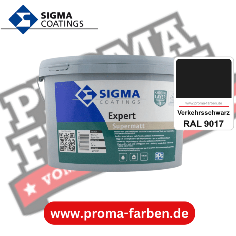 SIGMA Expert kaufen bei Proma Farben RAL 9017 Verkehrsschwarz