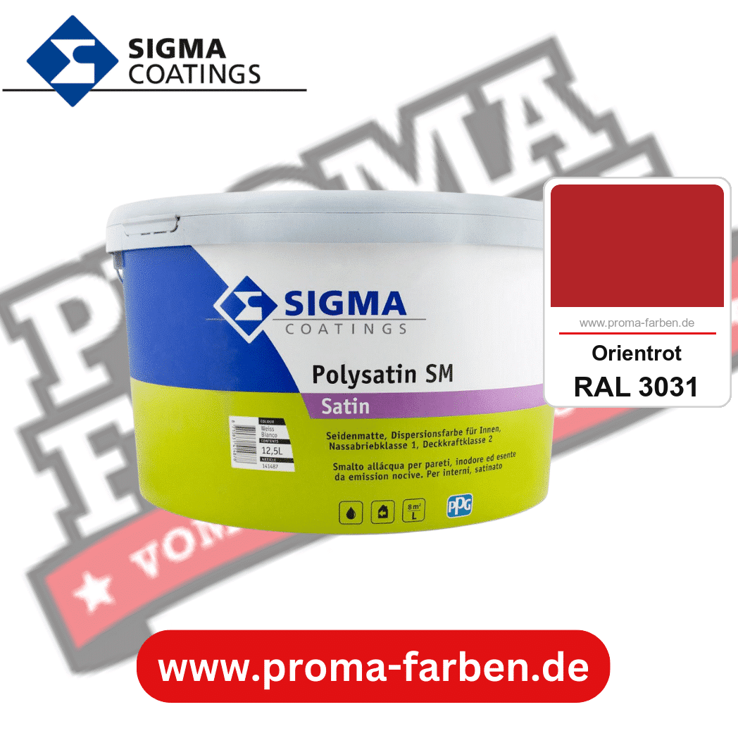 SIGMA Polygloss kaufen bei Proma Farben RAL 3031 Orientrot