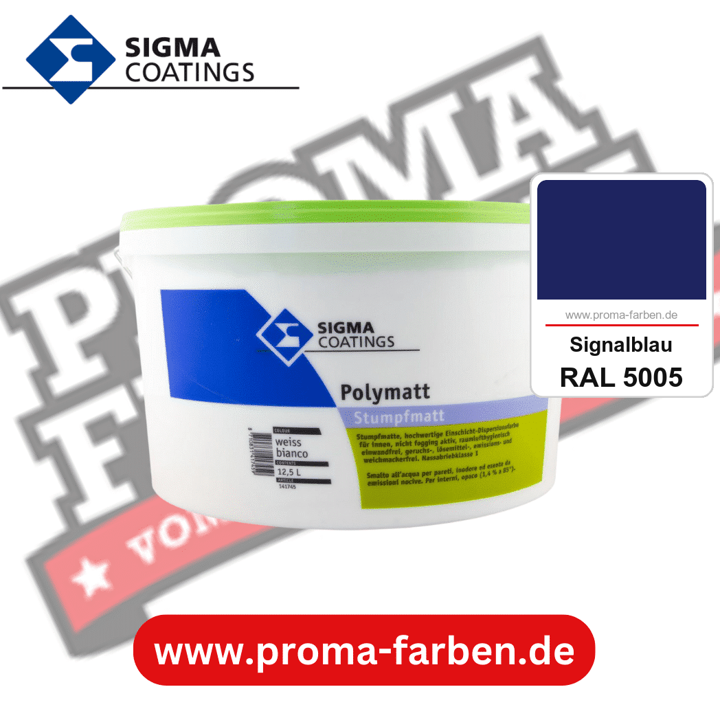SIGMA Polymatt kaufen bei Proma Farben RAL 5005 Signalblau