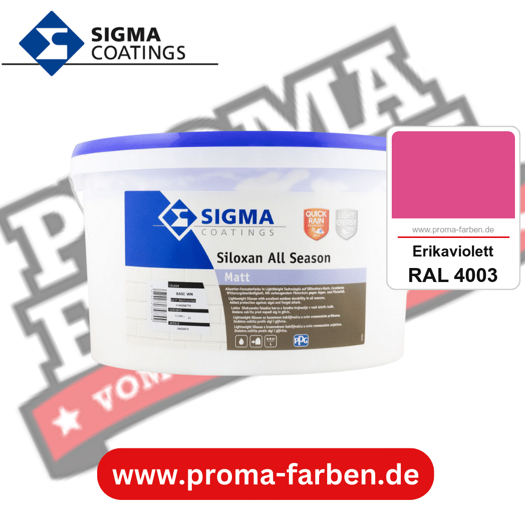 SIGMA Siloxan All Season kaufen bei Proma Farben RAL 4003 Erikaviolett