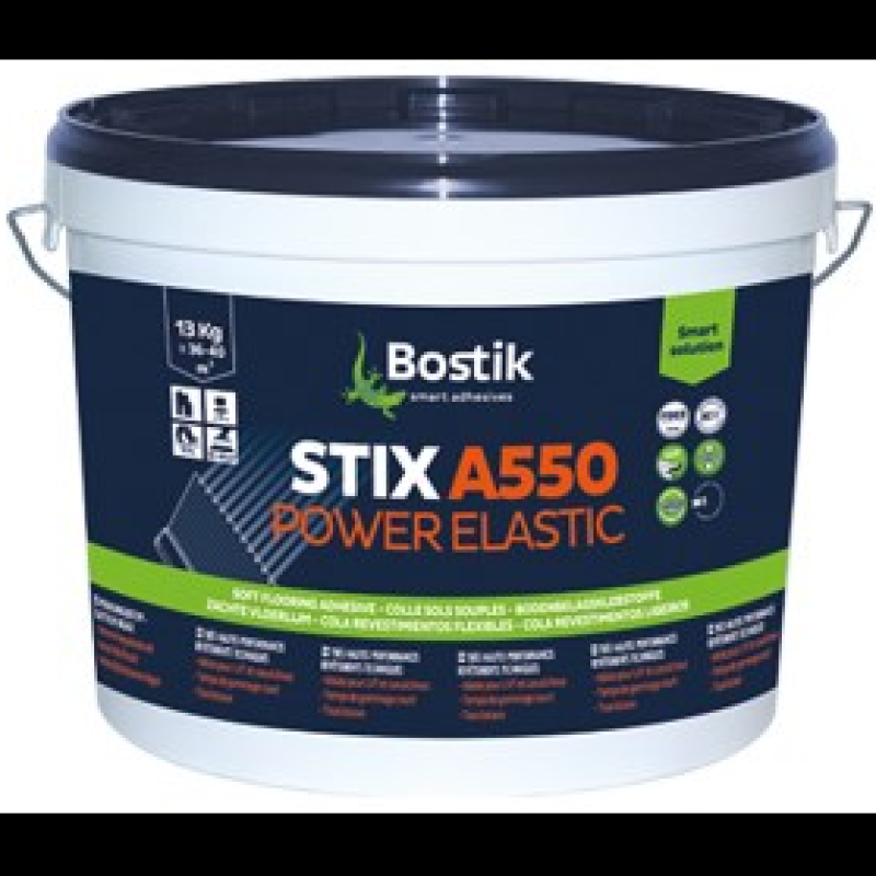 Bostik Stix A550 Power Elastic Premiumklebstoff Elastische Beläge 6 kg kaufen bei Proma Farben